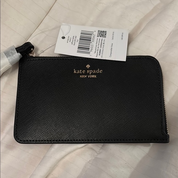 Kate Spade Black Wristlet-NWT - Picture 4 of 11